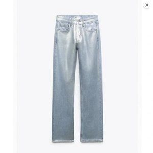 Zara Metallic Jeans